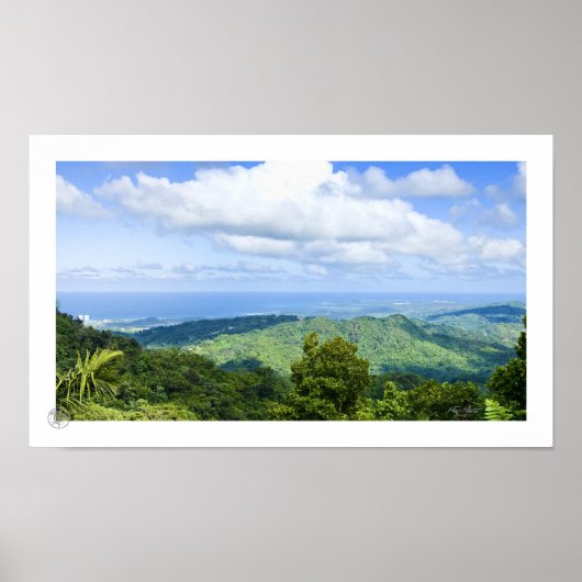 Poster Vue El Yunque (Devant)