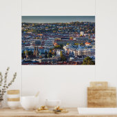 Poster Vue élevée de la ville de Stuttgart (Cuisine)