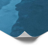 Poster Vue en angle faible des stalactites (Coin)