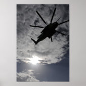 Poster Vue en angle faible d'un CH-53E (Devant)