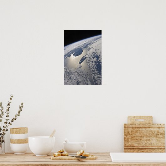 Poster Vue en haute oblique sur la péninsule de Gaspe (Cuisine)