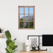 Poster Vue en loch écossais à partir d'une fenêtre (Bureau à domicile)
