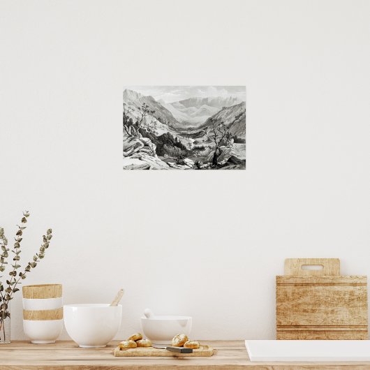 Poster Vue entre Senafe et Rahaguddy (Cuisine)