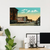 Poster Vue Est de Grand Avenue (Bureau à domicile)