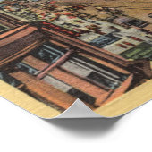 Poster Vue Est du marché St de Powell St (Coin)