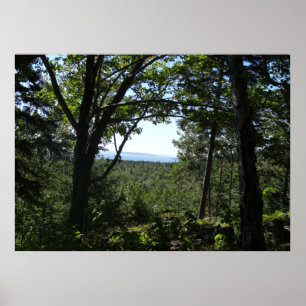 Poster Vue estivale dans le parc national d'Acadia