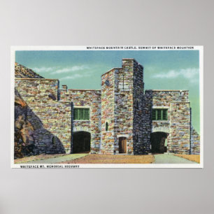 Poster Vue extérieure de château de Whiteface Mt