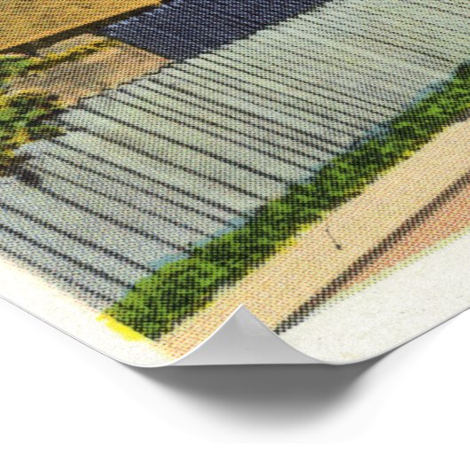 Poster Vue extérieure de Ft. Maisons de l'Ouest et du Blo (Coin)