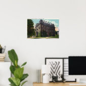 Poster Vue extérieure de Judd Hall, Wesleyan University (Bureau à domicile)