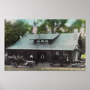 Poster Vue extérieure de la Chambre de club