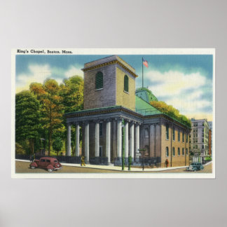 Poster Vue extérieure de la chapelle n° 2 du roi