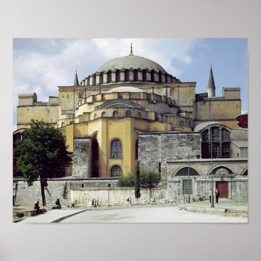 Poster Vue extérieure de la coupole, 532-37 (Devant)