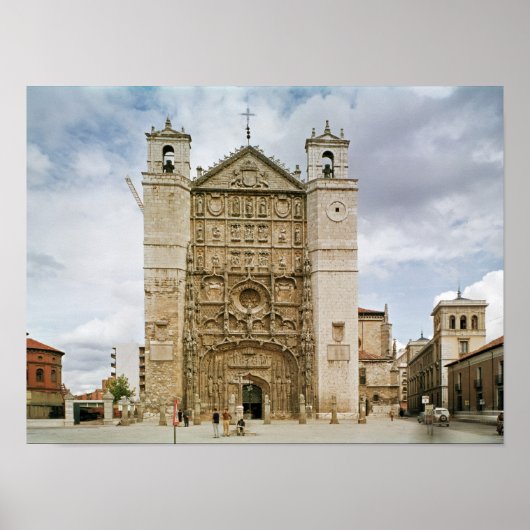Poster Vue extérieure de la façade ouest de � (Devant)