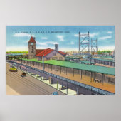 Poster Vue extérieure de la gare 2 (Devant)