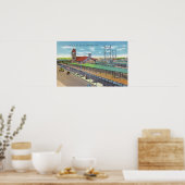 Poster Vue extérieure de la gare ferroviaire 2 (Cuisine)