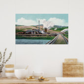 Poster Vue extérieure de la George Palmer Lumber Co (Cuisine)