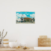 Poster Vue extérieure de la grotte maritime de Hageman (Cuisine)