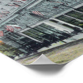 Poster Vue extérieure de la Maison Blanche (Coin)