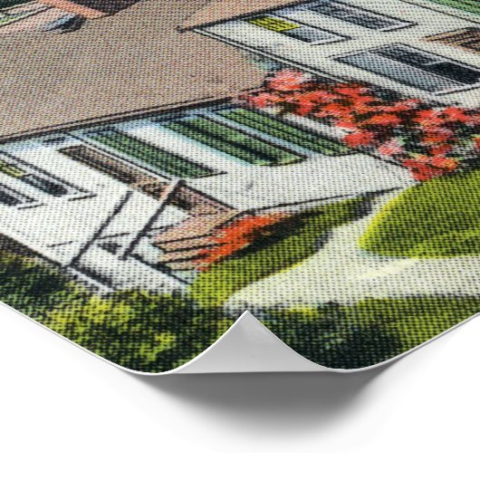 Poster Vue extérieure de la Maison Commune (Coin)