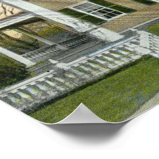 Poster Vue extérieure de la maison de Longfellow # 2 (Coin)