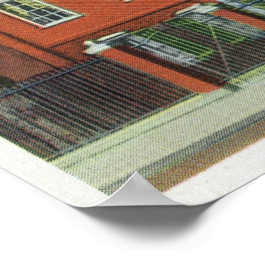 Poster Vue extérieure de la maison de Longfellow 2 (Coin)