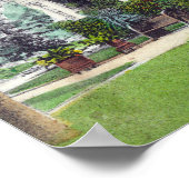 Poster Vue extérieure de la maison du commandant, cour de (Coin)