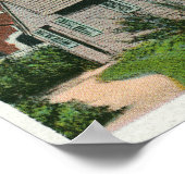 Poster Vue extérieure de la maison John Ward (Coin)