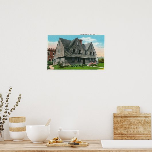 Poster Vue extérieure de la maison John Ward (Cuisine)