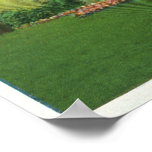 Poster Vue extérieure de la maison Marshall (Coin)