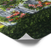 Poster Vue extérieure de la maison Old Harlow (Coin)