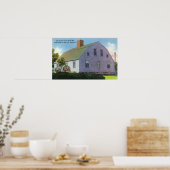 Poster Vue extérieure de la maison Old Harlow (Cuisine)