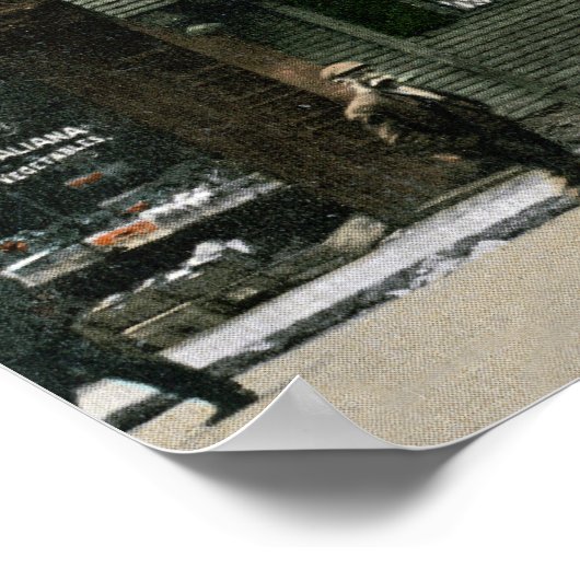 Poster Vue extérieure de la maison Paul Revere # 4 (Coin)