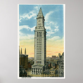 Poster Vue extérieure de la maison personnalisée