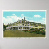 Poster Vue extérieure de la maison Twin Mt (Devant)