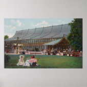 Poster Vue extérieure de la patinoire du parc Idora (Devant)