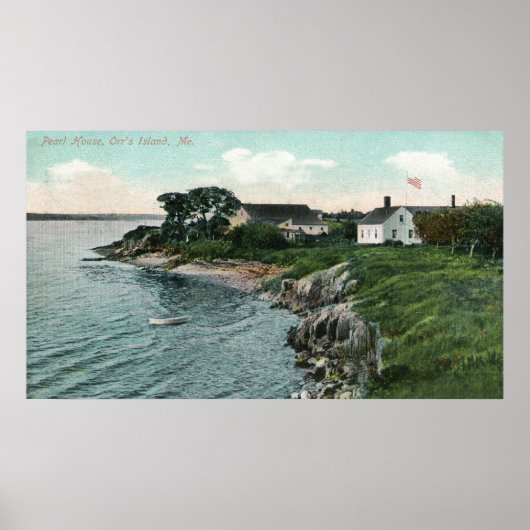 Poster Vue extérieure de la Pearl House (Devant)
