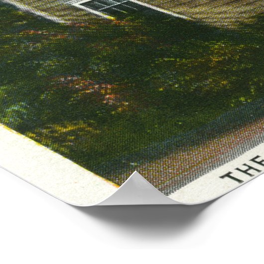 Poster Vue extérieure de la plus ancienne maison de la vi (Coin)