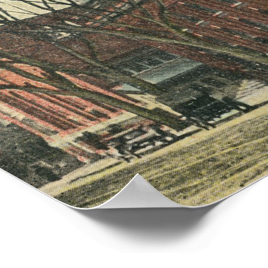 Poster Vue extérieure de la salle de convention (Coin)