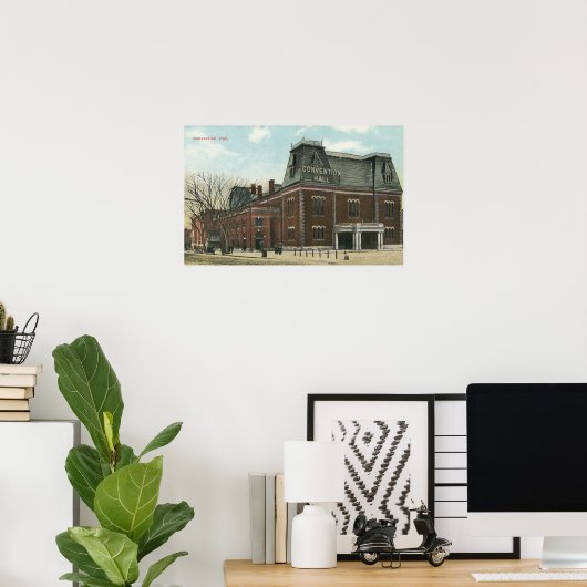 Poster Vue extérieure de la salle de convention (Bureau à domicile)