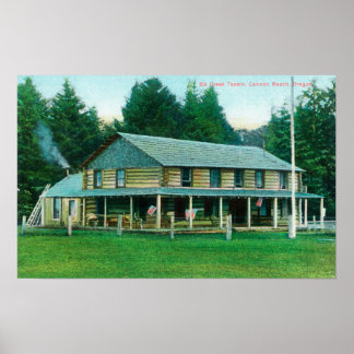 Poster Vue extérieure de la taverne Elk Creek