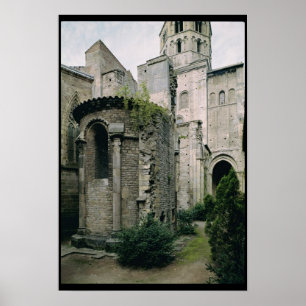 Poster Vue extérieure de l'apsidiole de l'abbaye