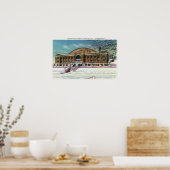 Poster Vue extérieure de l'arène olympique en hiver (Cuisine)