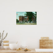 Poster Vue extérieure de l'école de grammaire (Cuisine)