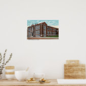 Poster Vue extérieure de l'école et de la salle St. Mary' (Cuisine)