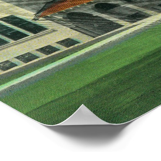 Poster Vue extérieure de l'école Longfellow (Coin)