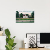 Poster Vue extérieure de l'école publique (Bureau à domicile)