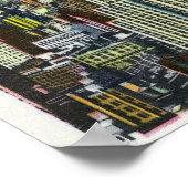 Poster Vue extérieure de l'Empire State Bldg (Coin)