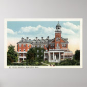 Poster Vue extérieure de l'hôpital St. Vincent (Devant)