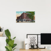 Poster Vue extérieure de l'hôtel Carlton (Bureau à domicile)