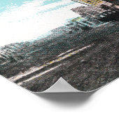 Poster Vue extérieure de l'hôtel Cunningham sur Lewis St (Coin)